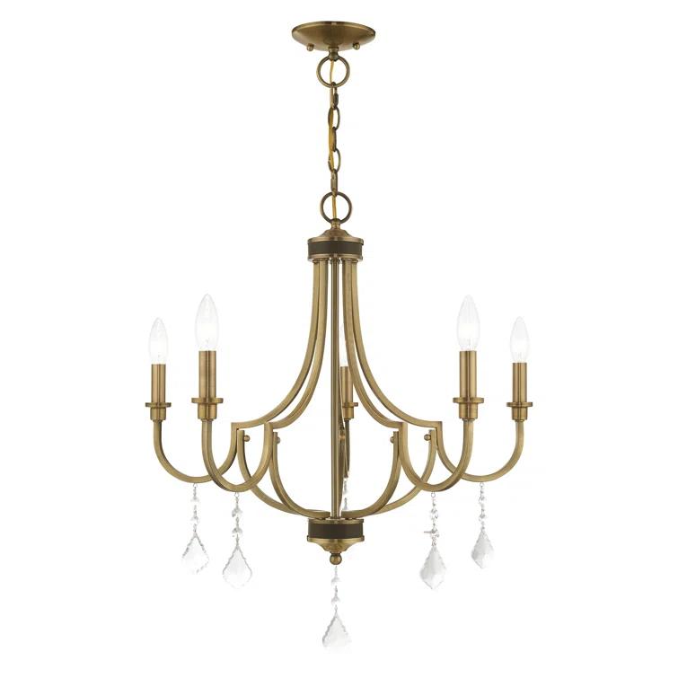 Dedric 5 - Light Dimmable Classic / Traditional Chandelier