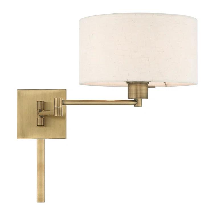 Kevyn Single Light Steel Dimmable Swing Arm Sconce