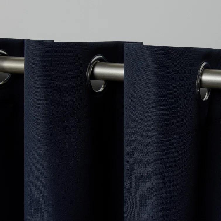 Cabana Solid Heavyweight Indoor Outdoor Curtains
