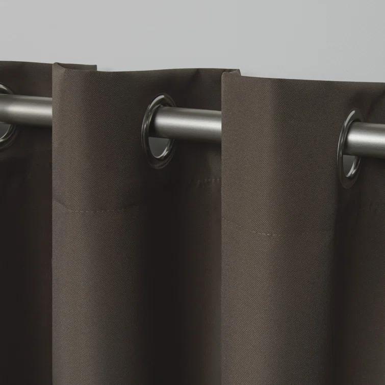 Cabana Solid Heavyweight Indoor Outdoor Curtains