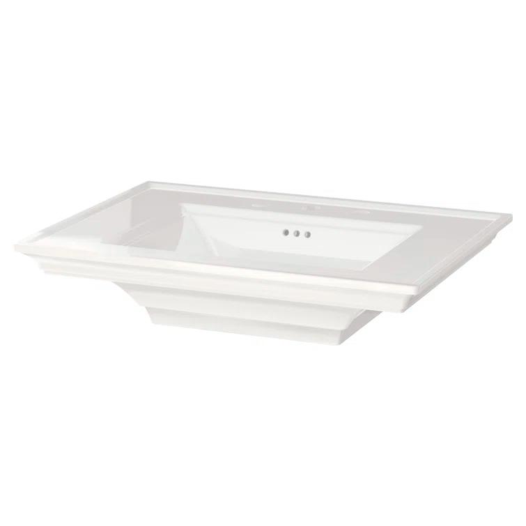 American Standard Town Square S 22.5'' Ceramic Rectangular Bathroom Sink with Overflow