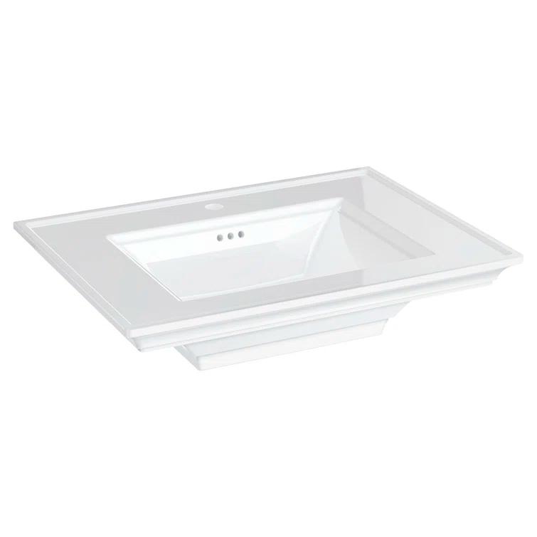 American Standard Town Square S 22.5'' Ceramic Rectangular Bathroom Sink with Overflow
