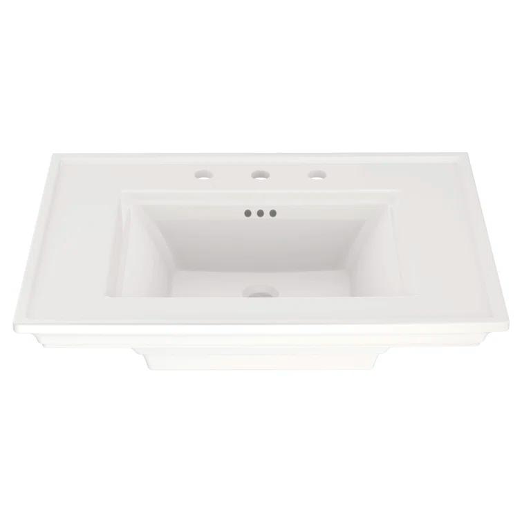 American Standard Town Square S 22.5'' Ceramic Rectangular Bathroom Sink with Overflow