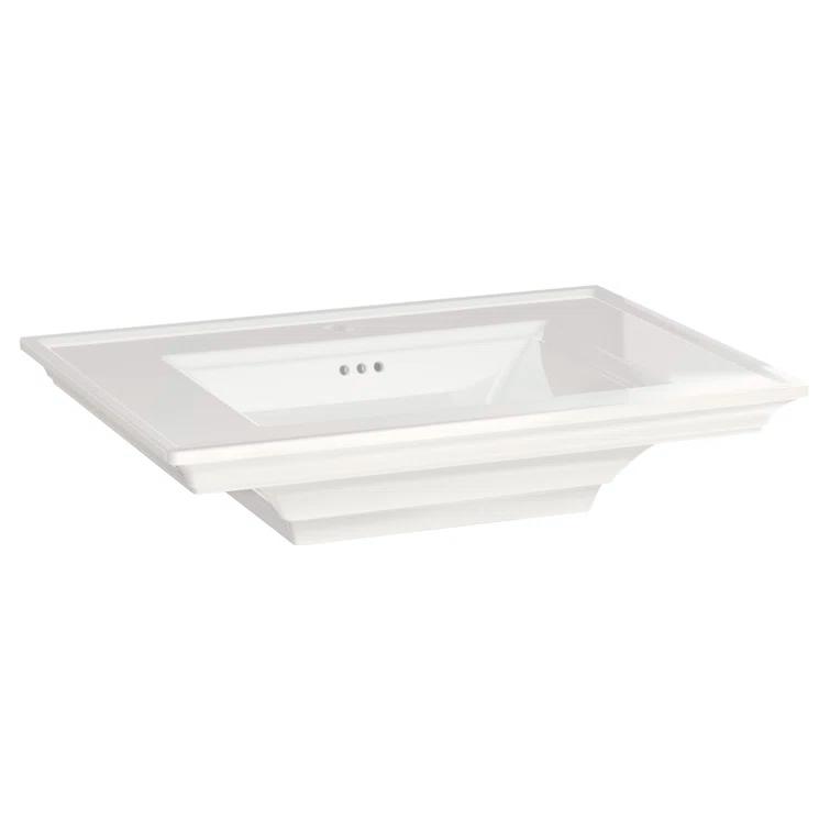 American Standard Town Square S 22.5'' Ceramic Rectangular Bathroom Sink with Overflow