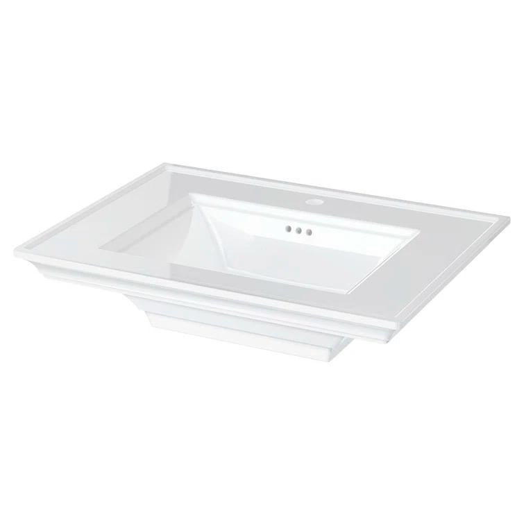 American Standard Town Square S 22.5'' Ceramic Rectangular Bathroom Sink with Overflow