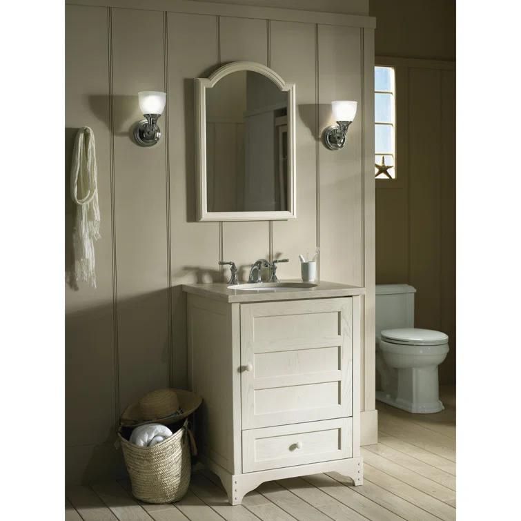 Devonshire Ceramic Oval Undermount Bathroom Sink with Overflow