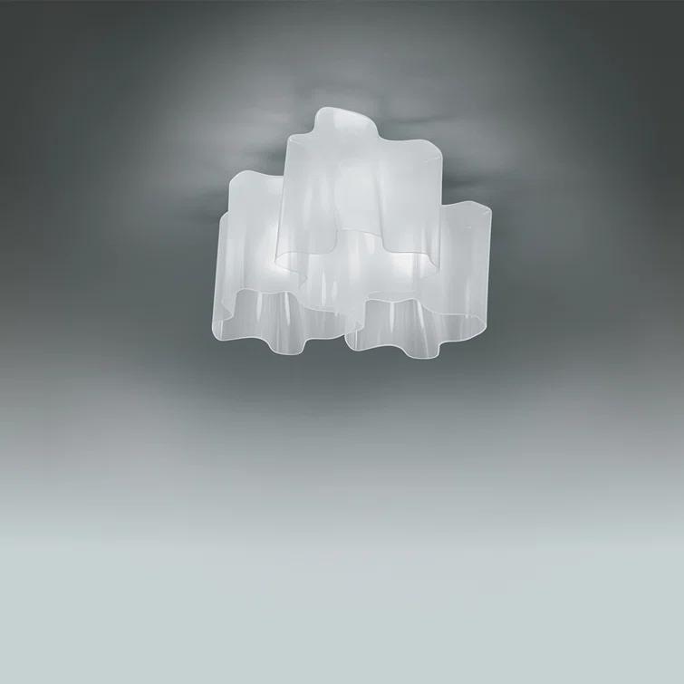 Artemide Logico Triple Linear Semi Flush Mount