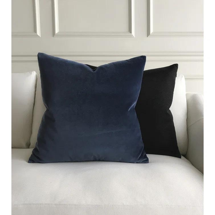 Heathered Wool Vincent Textured Square Pillow Cover & Insert