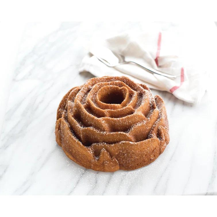 Nordic Ware Rose Cast Aluminum Bundt Pan