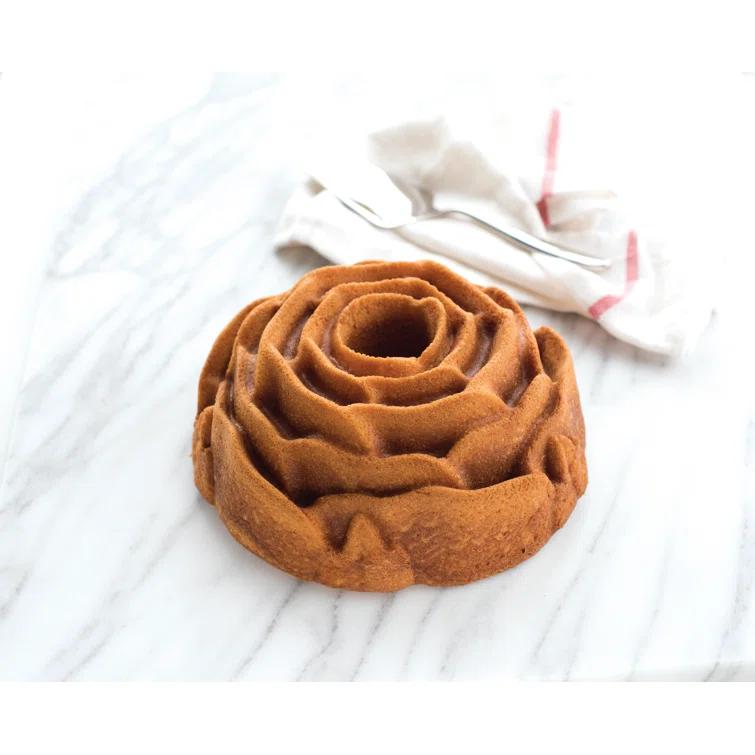 Nordic Ware Rose Cast Aluminum Bundt Pan