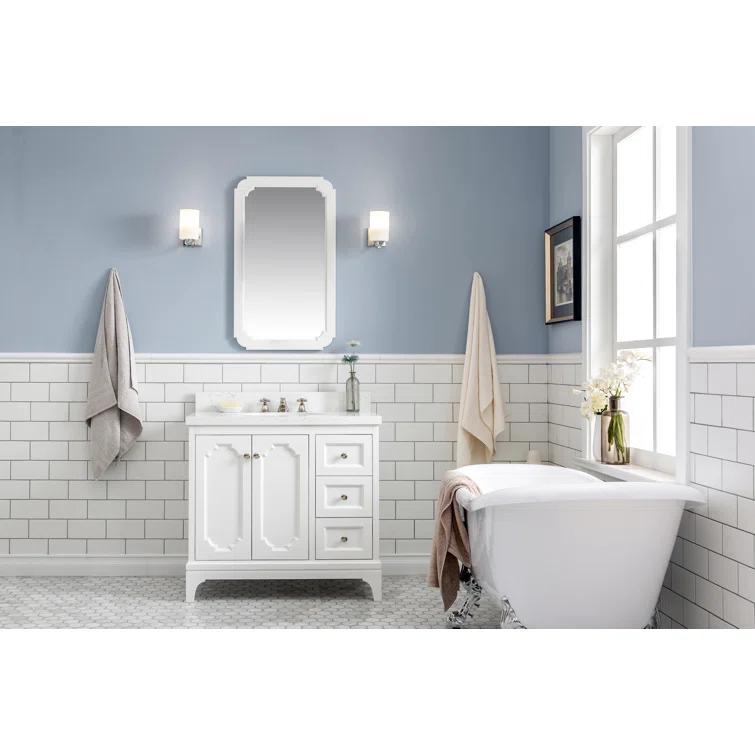 Willa Arlo™ Interiors Bernardo 36'' Single Bathroom Vanity with Stone Top