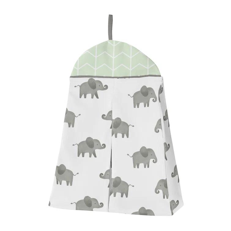 Elephant 4 Piece Crib Bedding Set