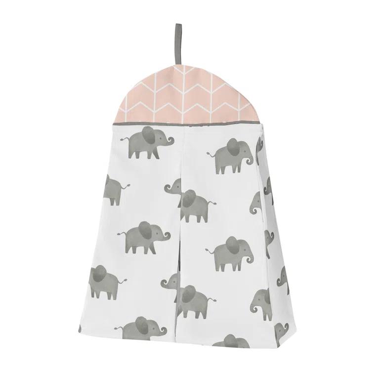Elephant 4 Piece Crib Bedding Set