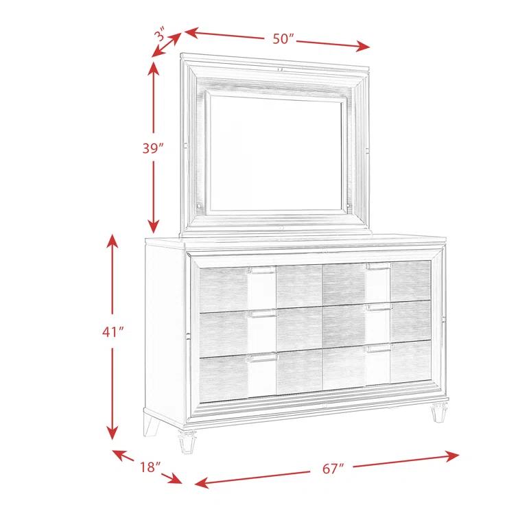 Charlotte 6 Piece Bedroom Set