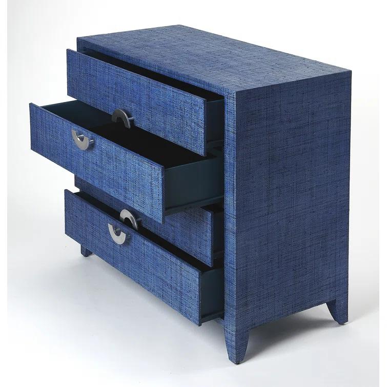 Butler Amelle 4-Drawer Raffia Accent Chest & Reviews | Perigold