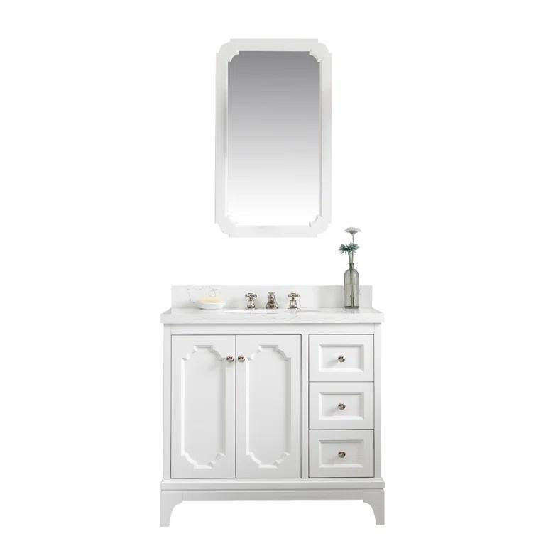 Willa Arlo™ Interiors Bernardo 36'' Single Bathroom Vanity with Stone Top