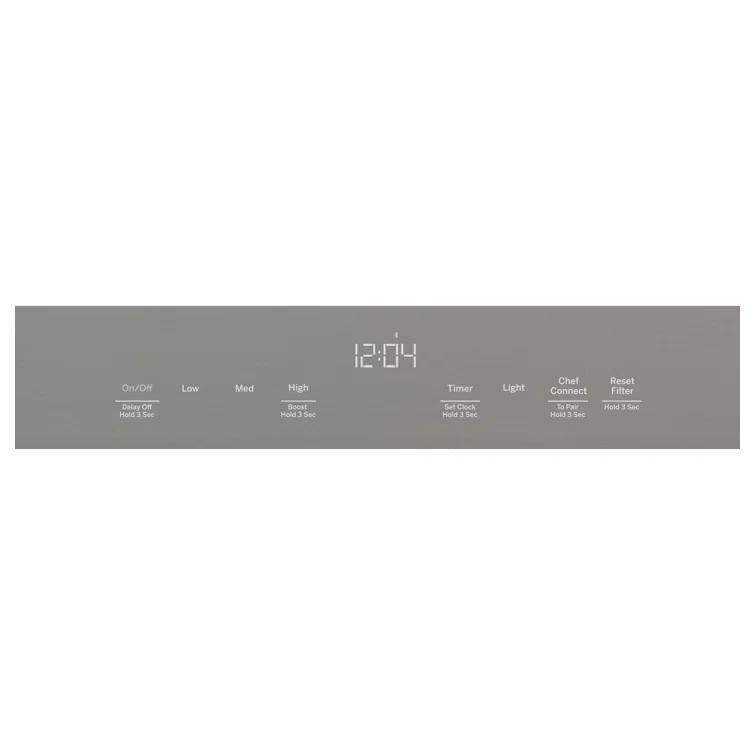 36" GE Profile Smart Appliances 610 CFM Convertible Wall Mount Range Hood with Night Light Wi-Fi Remote Control Included