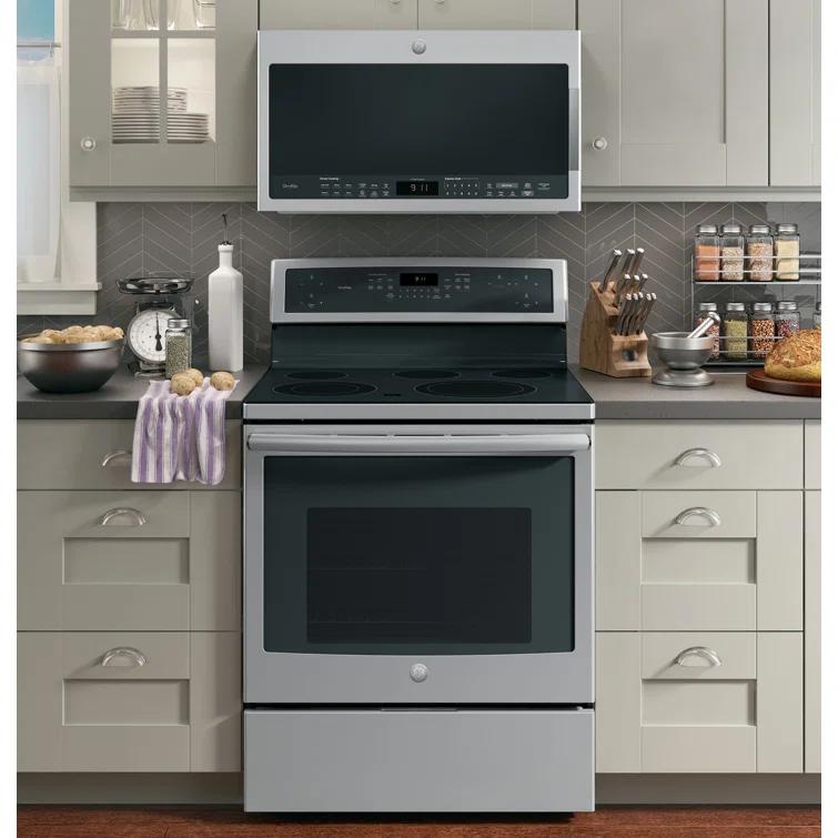 GE Profile PVM9005SJSS 30 Over-the-Range Microwave with 2.1 cu. ft. Capacity in Stainless Steel