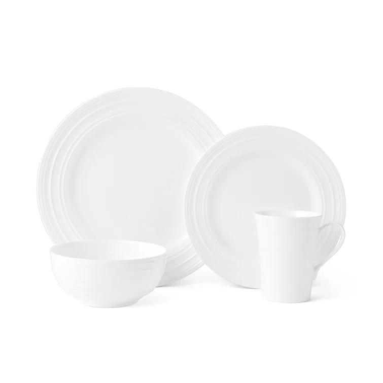 Mikasa Mikasa Ciara 16-Piece Bone China Dinnerware Set, Service for 4