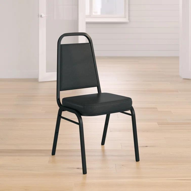 Amaya Trapezoidal Back Stacking Banquet Chair with 2.5" Thick Seat