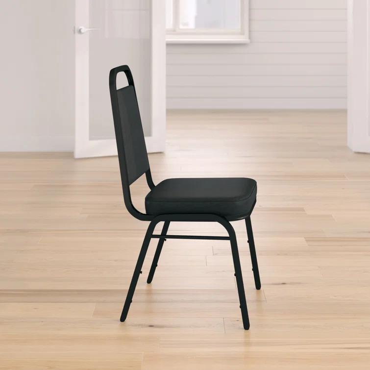 Amaya Trapezoidal Back Stacking Banquet Chair with 2.5" Thick Seat