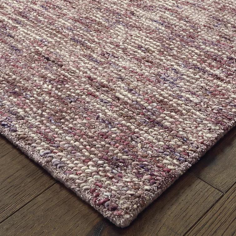 Lucent Handmade Tufted Wool Purple/Pink Area Rug