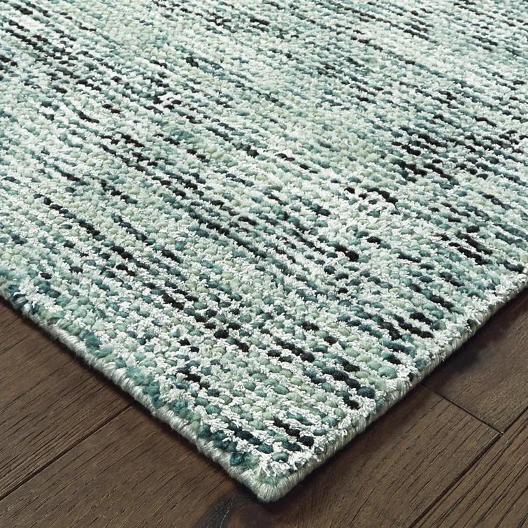 Legends Handmade Tufted Blue/Teal Area Rug