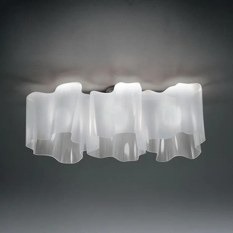 Artemide Logico Triple Linear Semi Flush Mount