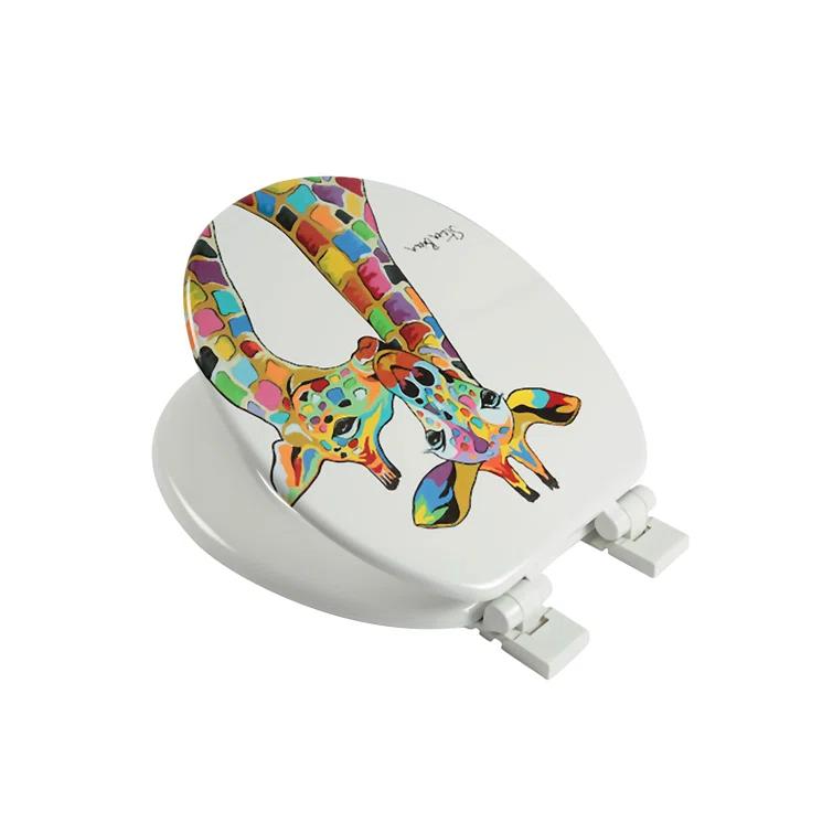 Francie And Josie Round Toilet Seat and Lid