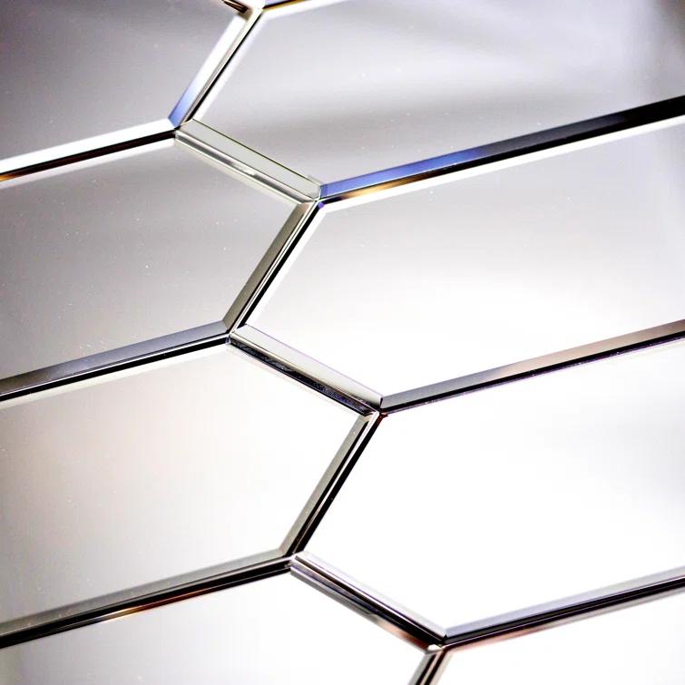 Abolos Reflections Matte 3" x 12" Beveled Glass Tile