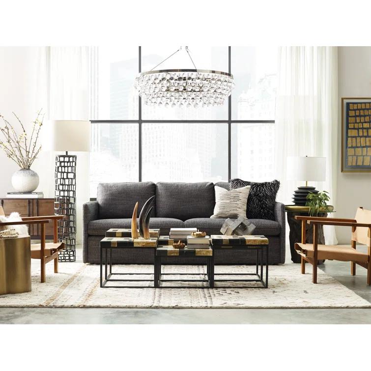 Accordion Round Table Lamp by Regina Andrew - Ebony