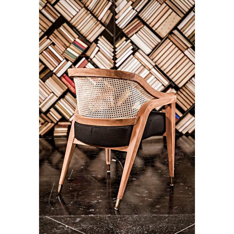 Noir Chloe Upholstered Armchair