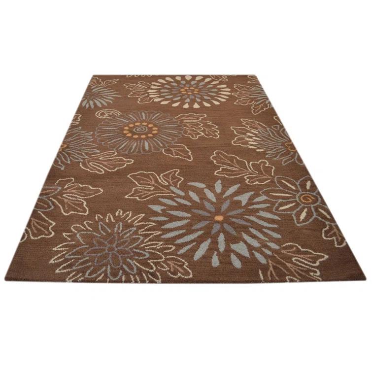 Get My Rugs LLC HAND TUFTED WOOL ECO-FRIENDLY AREA RUGS, Floral Design, Contemporary Design