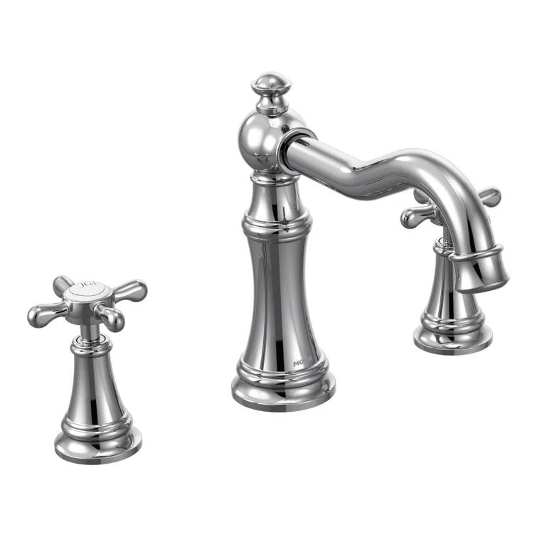 Weymouth Double Handle Deck Mounted Roman Tub Faucet Trim