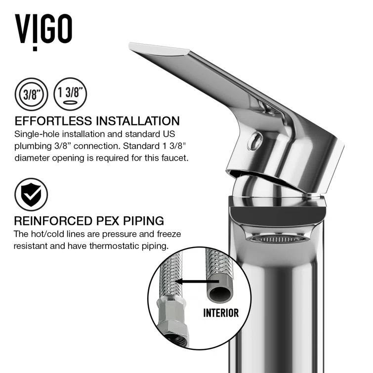 Davidson 6" H Single Handle Single Hole Bathroom Faucet