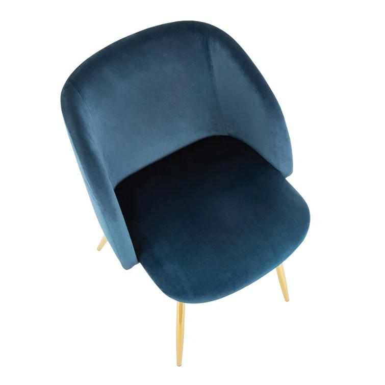 Terrance 18.5'' H Velvet Upholstered Parsons Chair