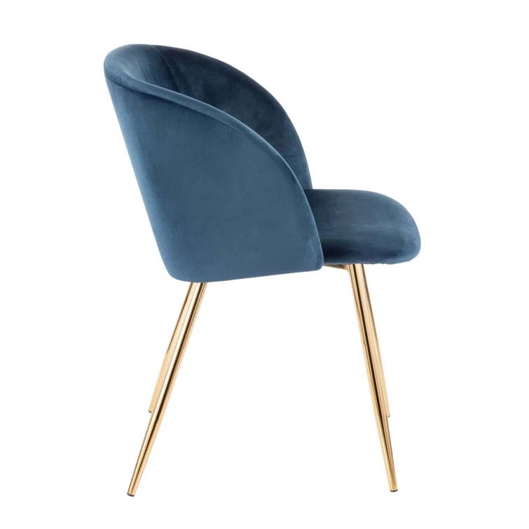 Terrance 18.5'' H Velvet Upholstered Parsons Chair