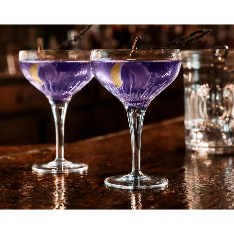 Luigi Bormioli Mixology 7.5 Oz Coupe Cocktail Glasses Set of 4
