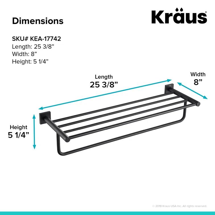 Ventus Wall Mounted Towel Rack