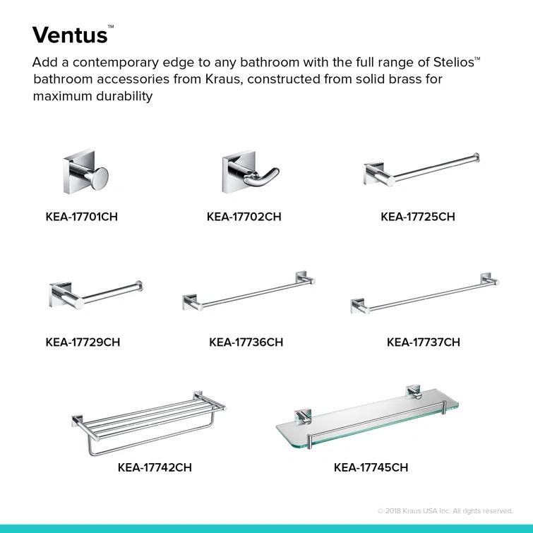 Ventus Wall Mounted Towel Rack