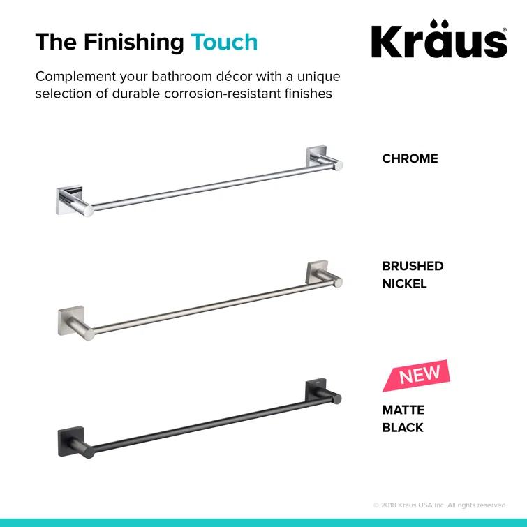 Ventus 25.38" Wall Mounted Towel Bar