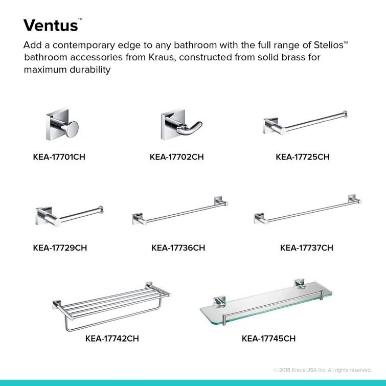 Ventus Bathroom Wall Mount Toilet Paper Holder