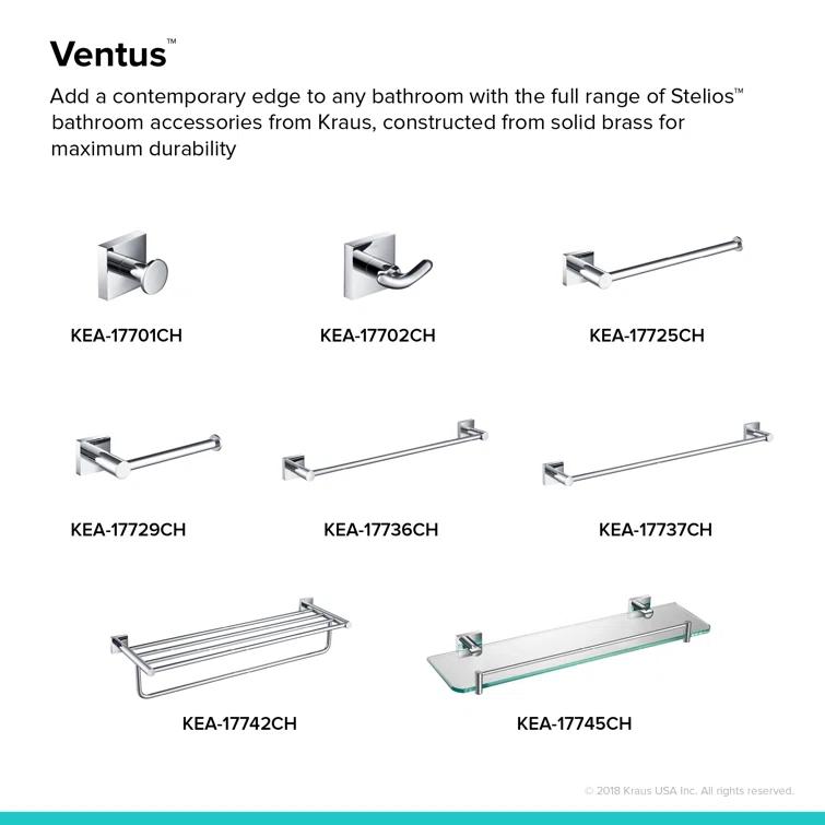 Ventus Wall Mounted Towel Hook