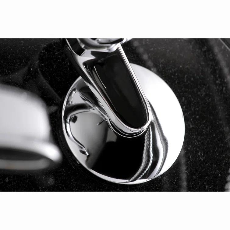 Kingston Brass Kingston Two-Handle 2-Hole Wall Mount Clawfoot Tub Faucet with Hand Shower