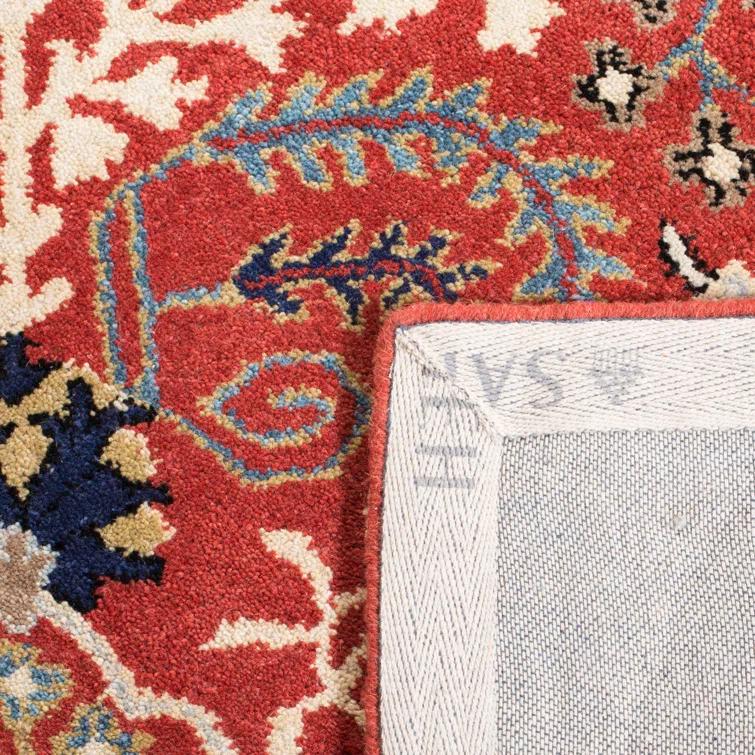 Antiquity AT64 Hand Tufted Area Rug - Red/Multi - 8'x10' - Safavieh.