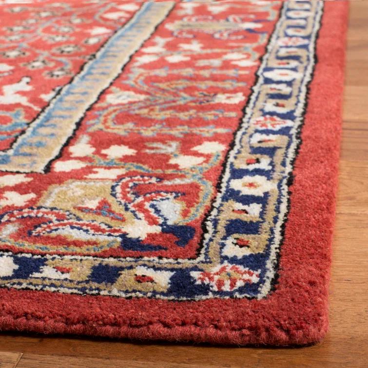 Antiquity AT64 Hand Tufted Area Rug - Red/Multi - 8'x10' - Safavieh.