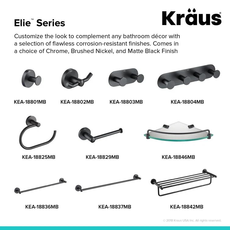 Elie Wall Mounted Robe Rack