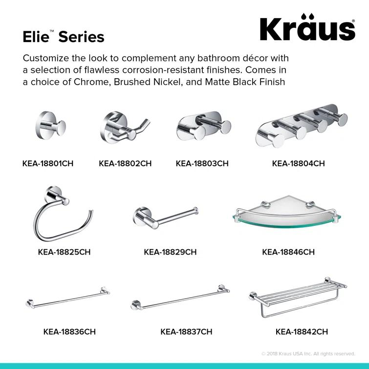 Elie Wall Mounted Robe Rack