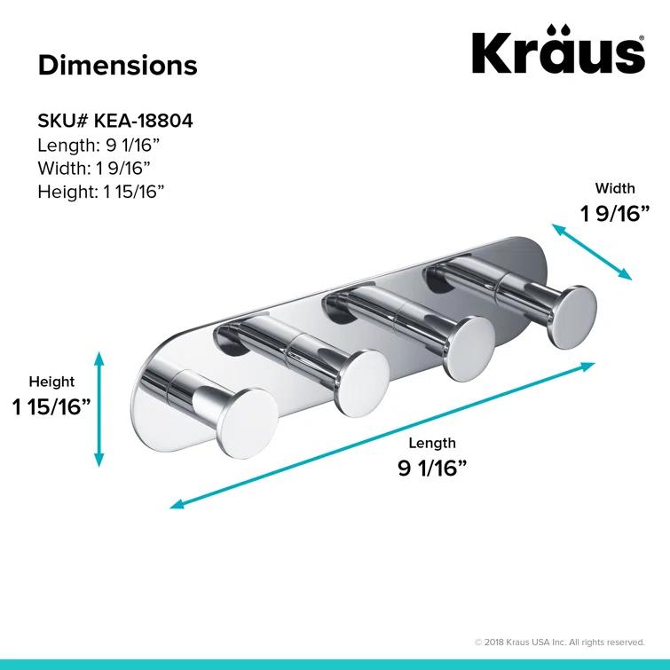 Elie Wall Mounted Robe Rack