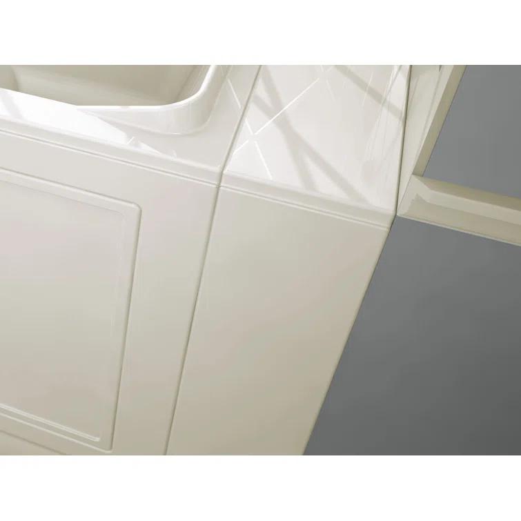 52'' x 32'' Walk-in Fiberglass Bathtub with Faucet
